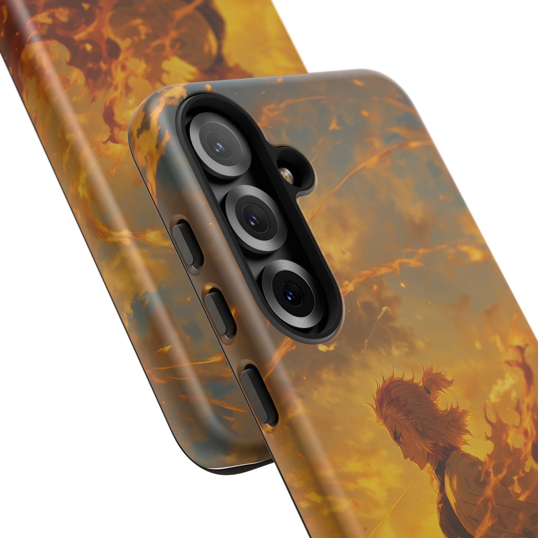 Flame Samurai Phone Case | Sunset Warrior iPhone Case
