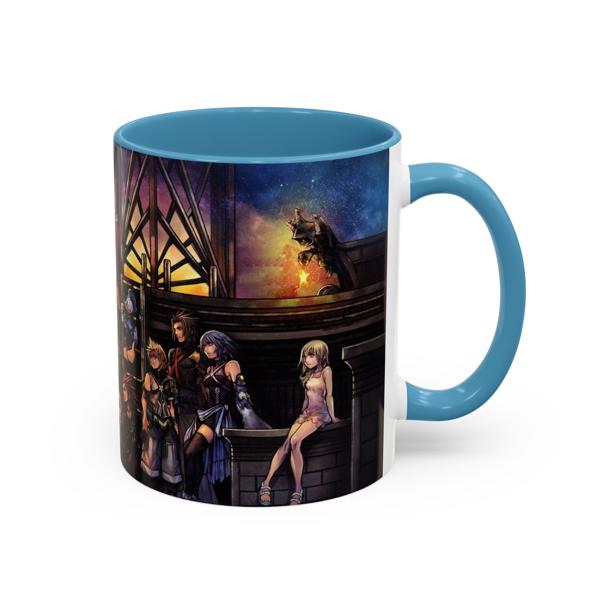 Fantasy RPG Character Lineup Mug | Accent Coffee Mug 11oz 15oz