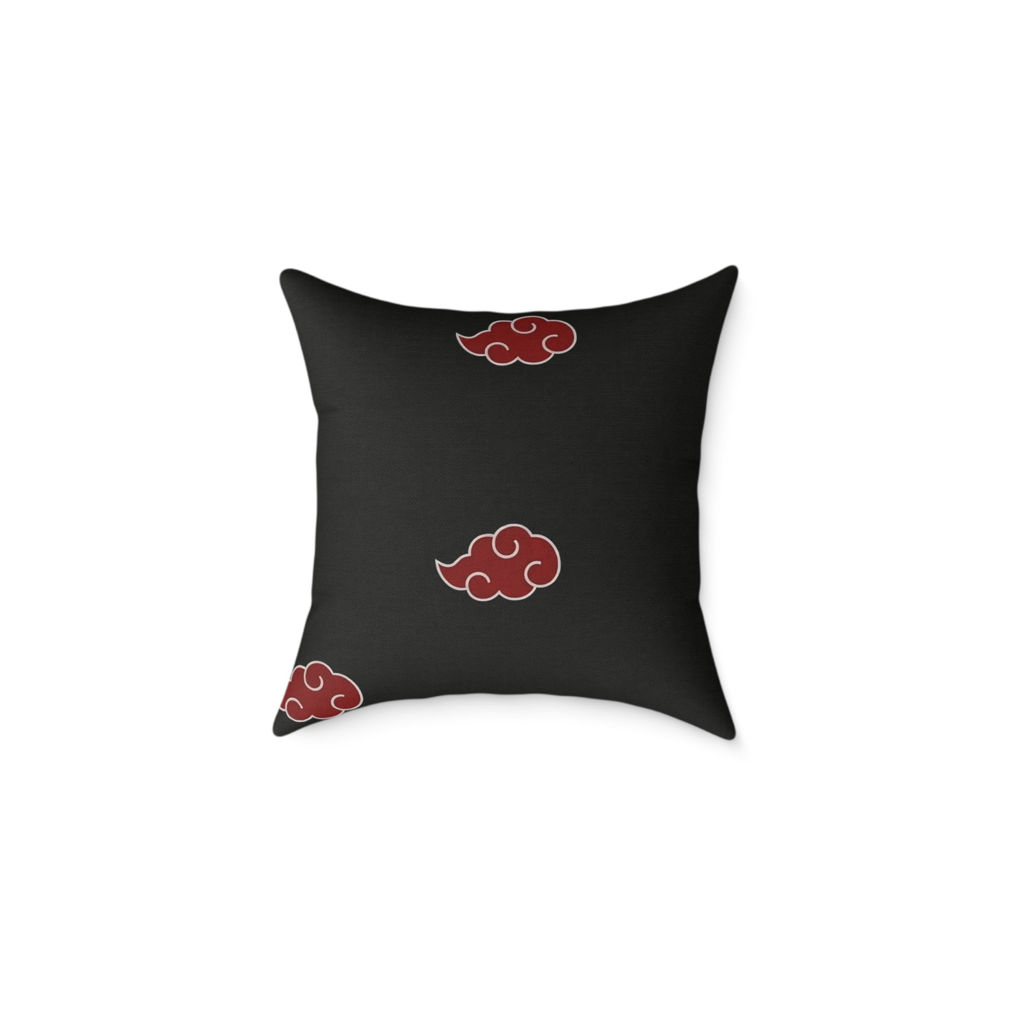 Red Akatsuki Cloud Pillow | Anime Pattern Accent Pillow