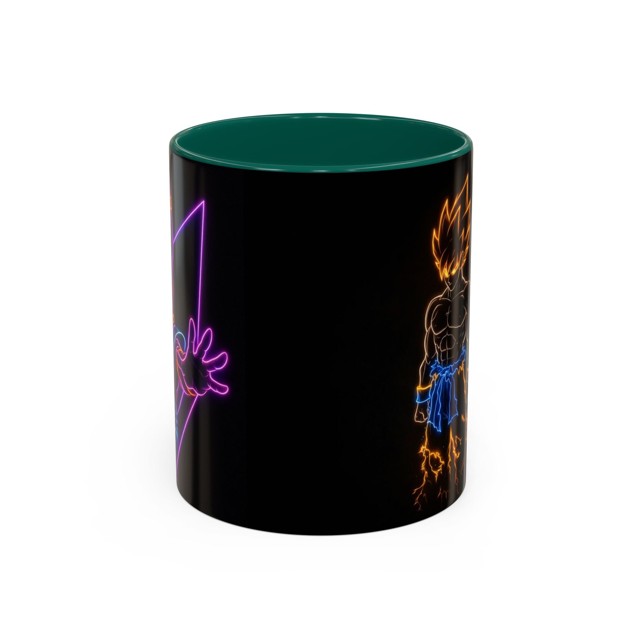 Neon Super Saiyan Mug | Colorful Coffee Cup