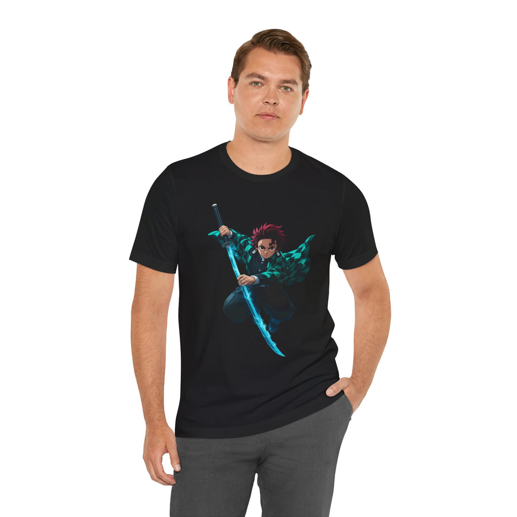 Anime-Inspired Graphic Tee, Unisex Jersey Short Sleeve Tee, Casual Wear, Gift for Fans, Manga Merchandise, Comfortable Style