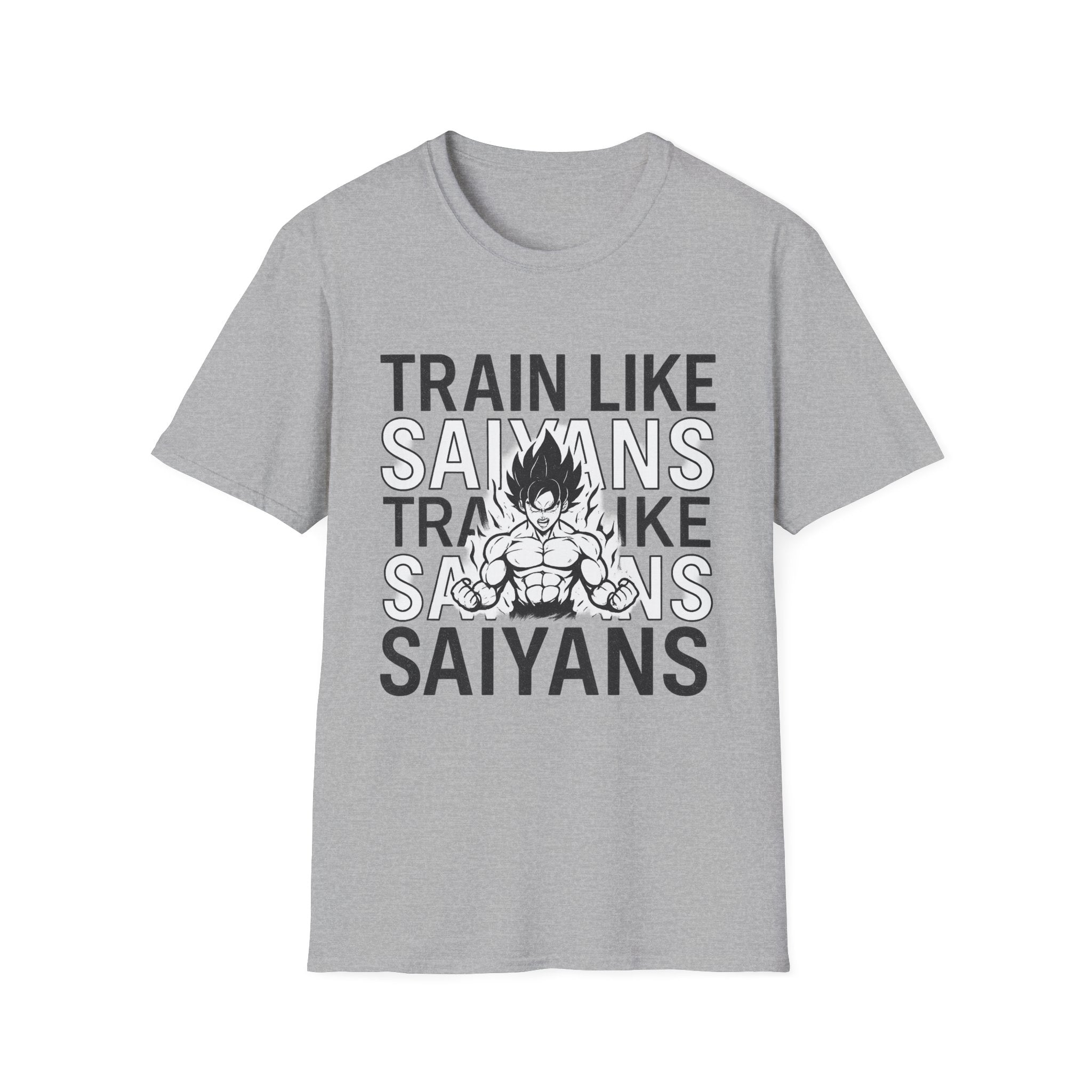 Unisex Fitness T-Shirt, Workout Tee,  Training Shirt, Anime Gym Apparel, Gift for Athletes & Fans