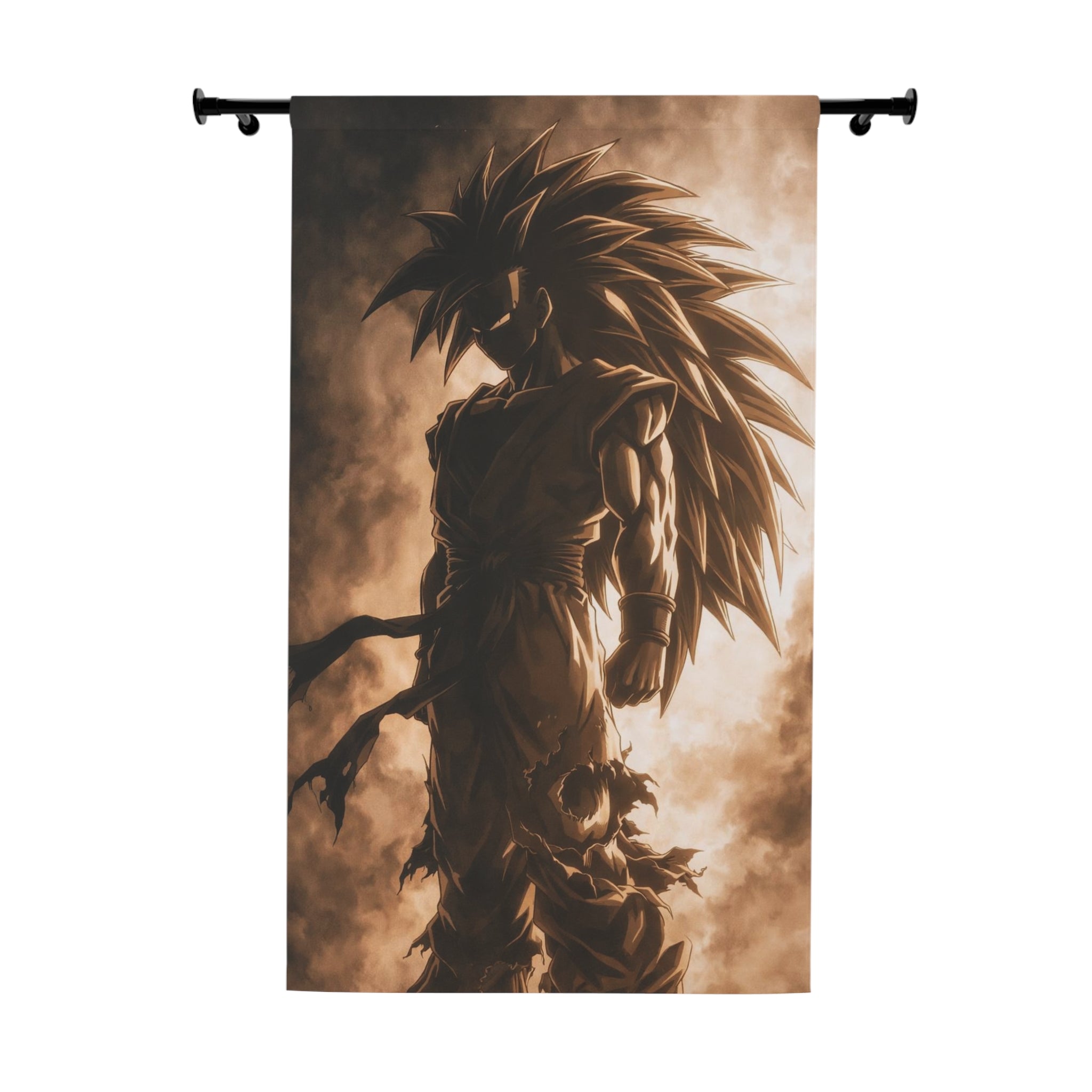 Silhouette Super Warrior Curtain | Window Curtain