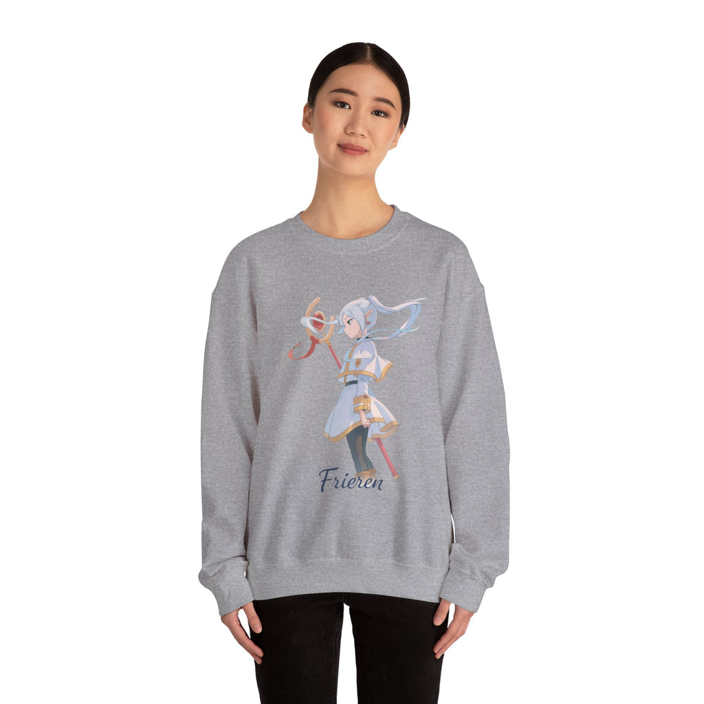 Chibi Anime Girl Illustration Sweatshirt | Pastel Magic Ribbon