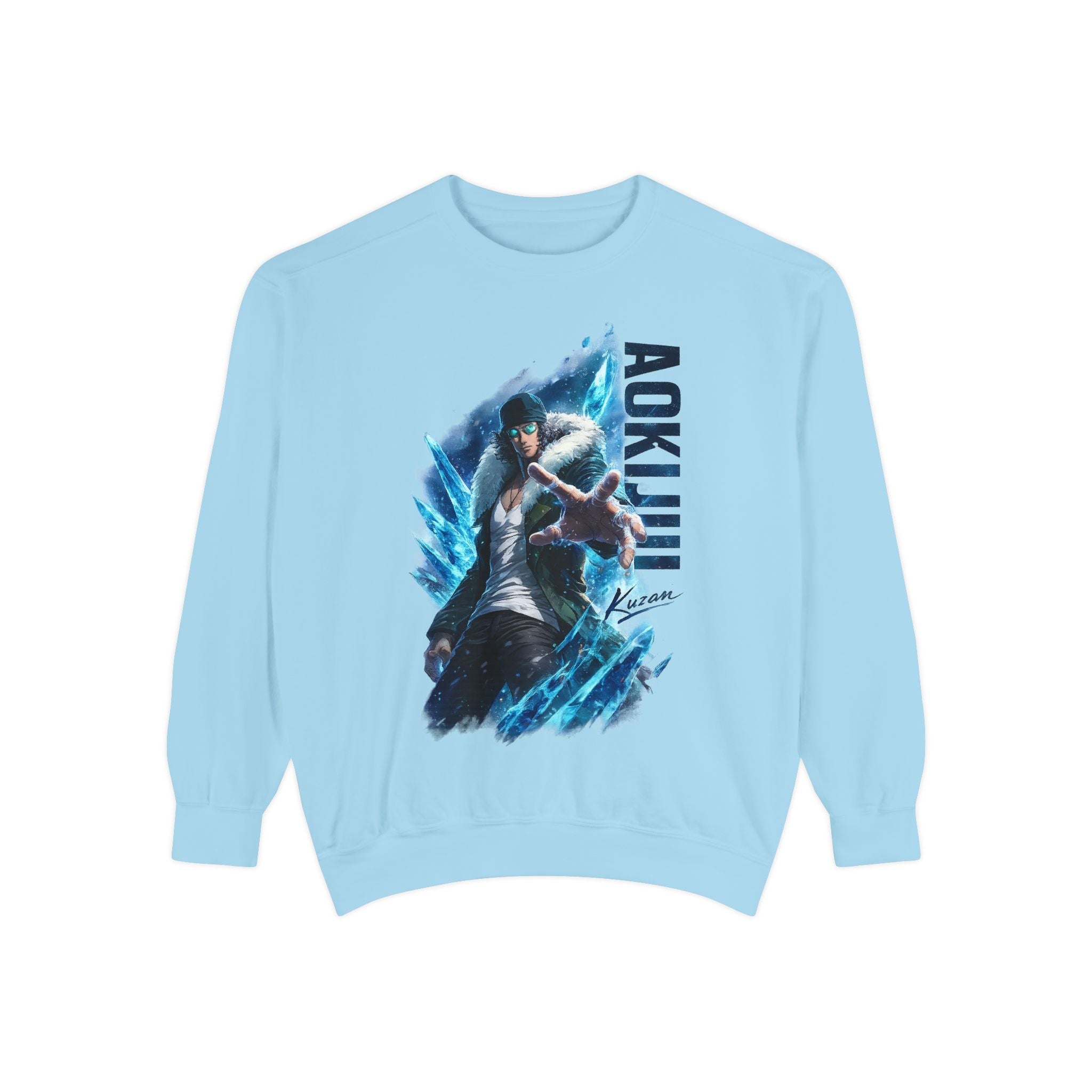Aokiji Ice Admiral Illustration Sweatshirt | Anime Marine Navarch