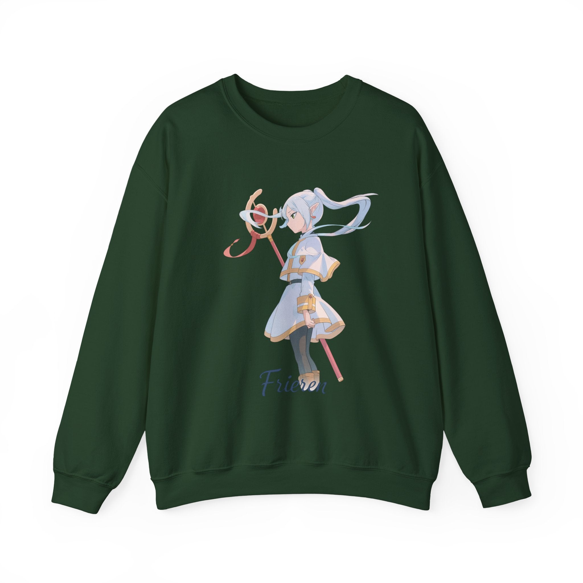 Chibi Anime Girl Illustration Sweatshirt | Pastel Magic Ribbon