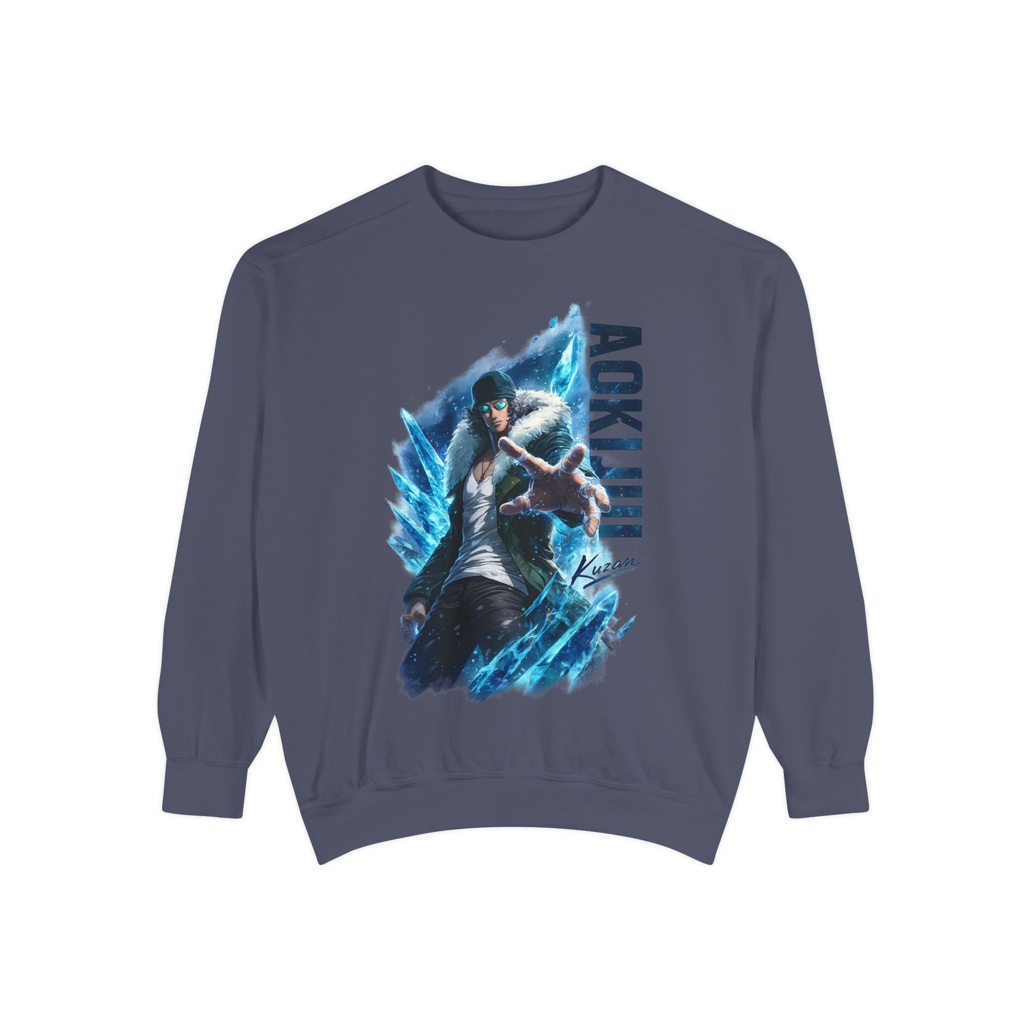 Aokiji Ice Admiral Illustration Sweatshirt | Anime Marine Navarch