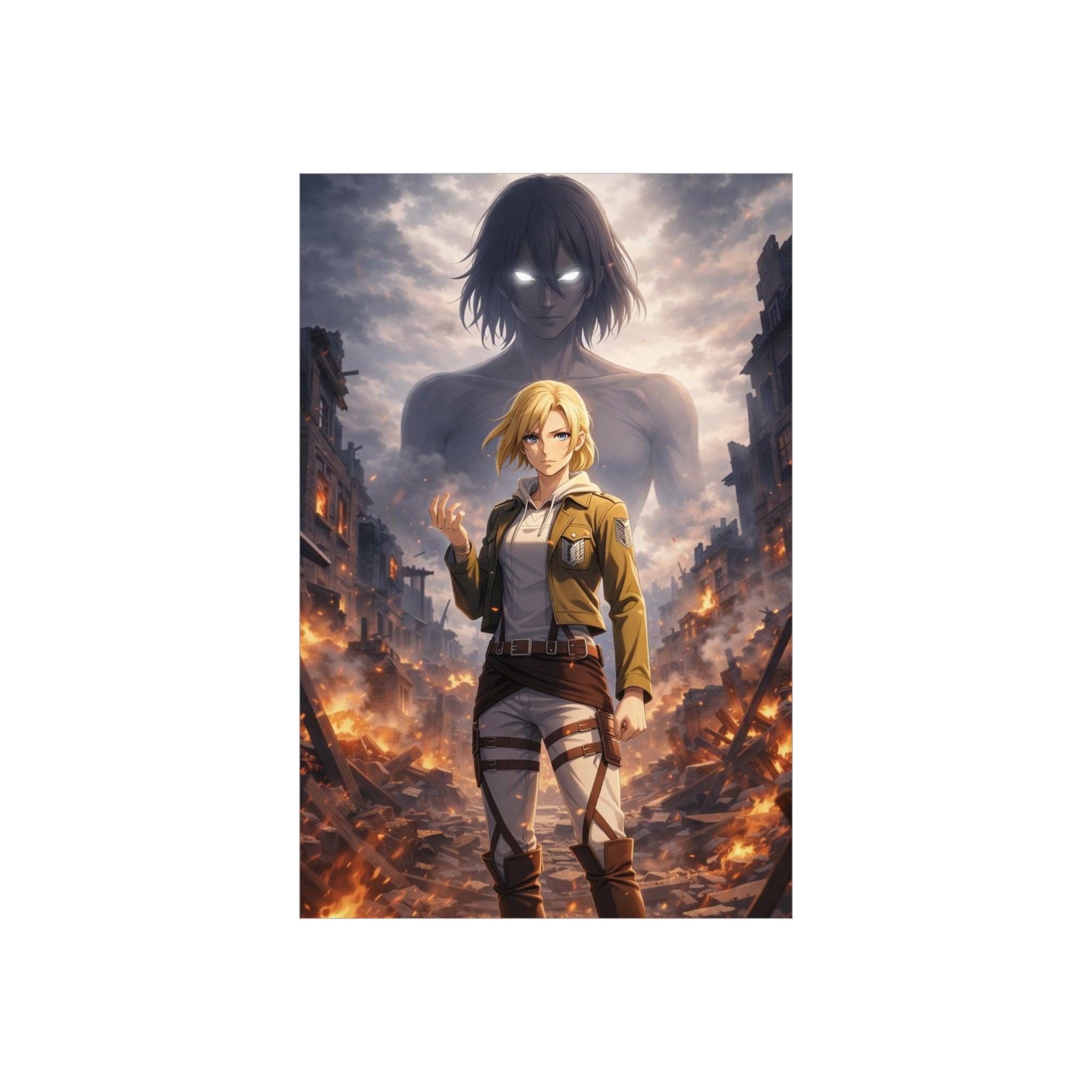 AOT Foam Board - Annie Survey Corps Poster Print